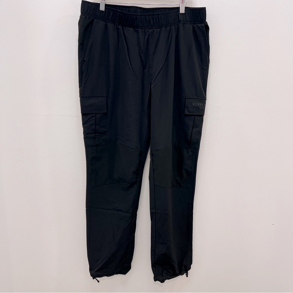 Supply & Demand black joggers